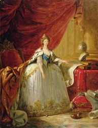 Portræt af enkemanden Tsarina Maria Feodorovna (1759-1828)